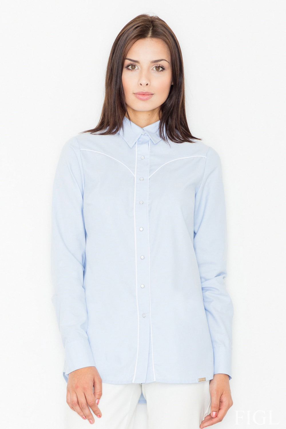 Sky Blue Long sleeve shirt