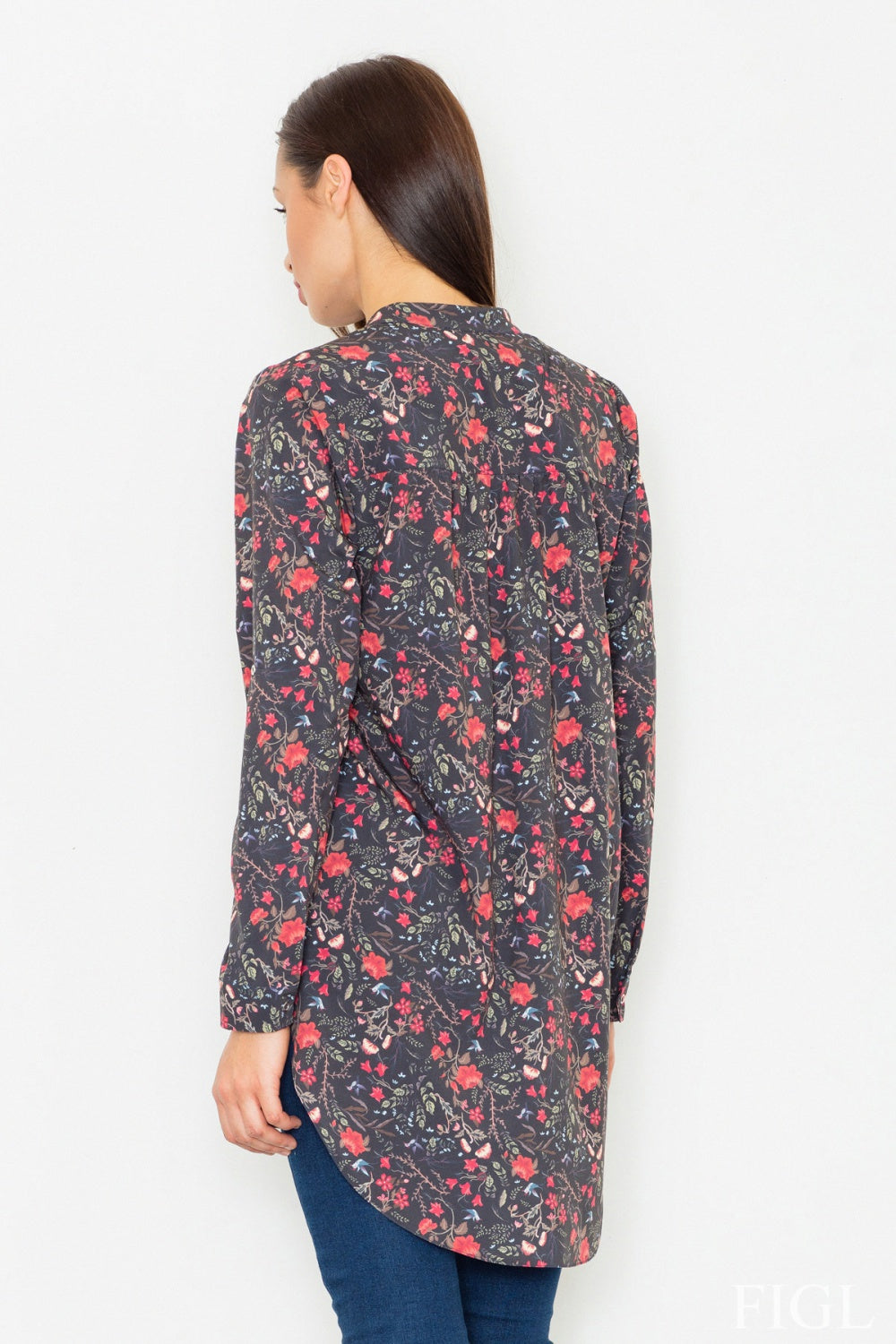 Wzór Black Long sleeve shirt