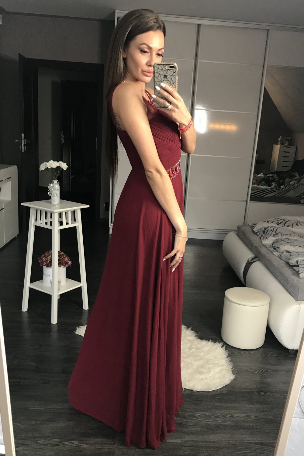 Oberżyna Long dress