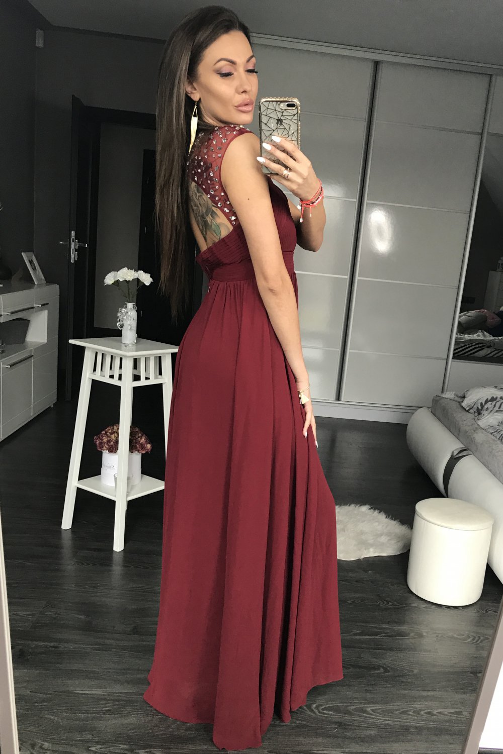 Oberżyna Long dress