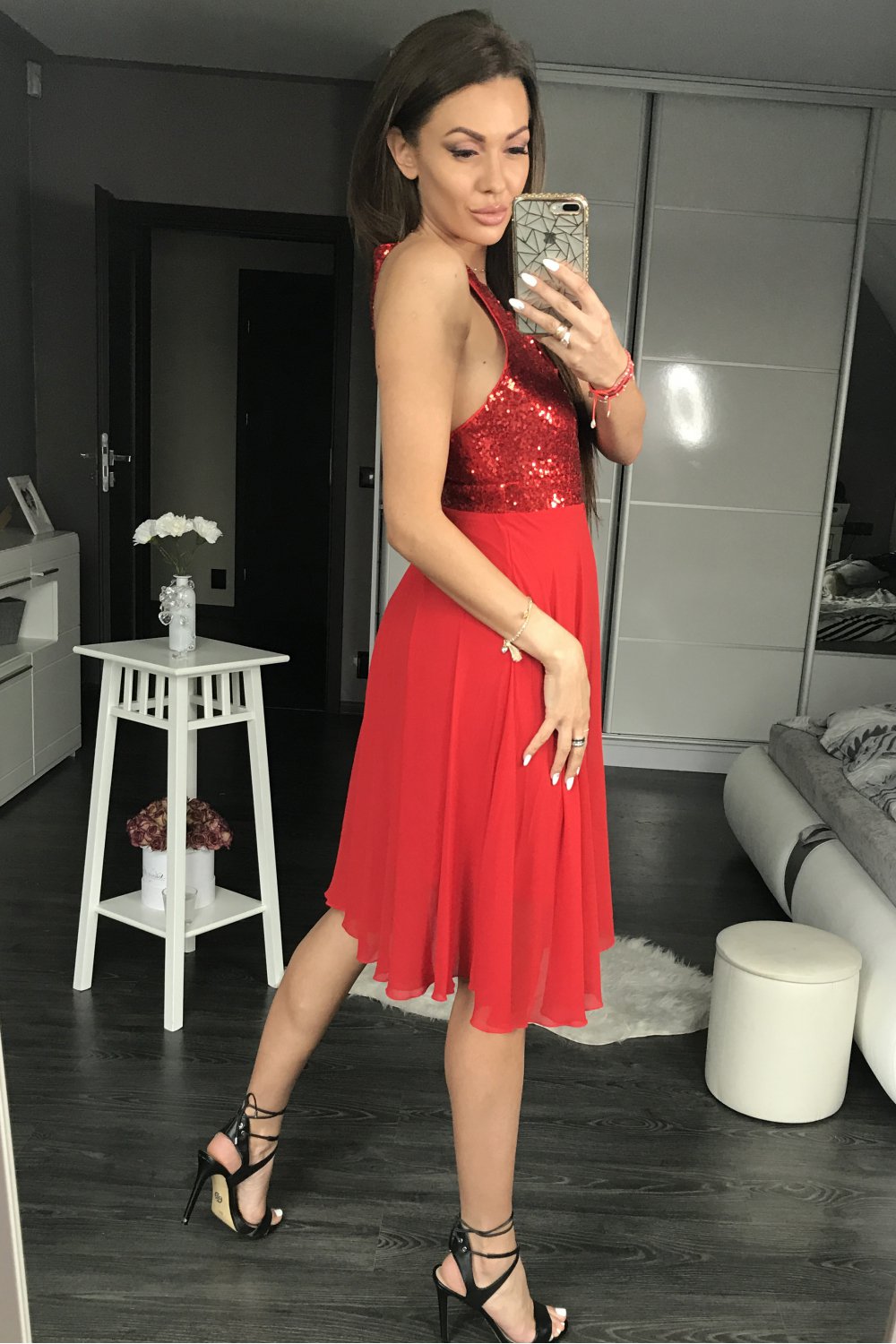 Red Evening dress