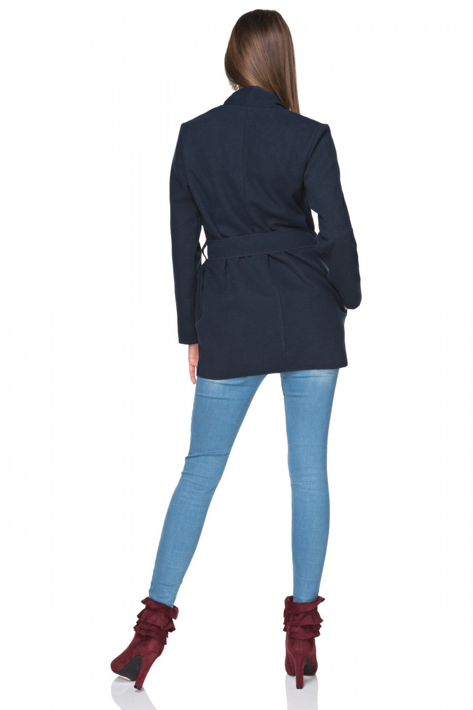 T Navy Coat
