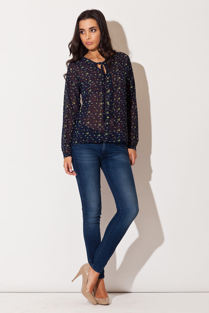 Navy Long sleeve shirt