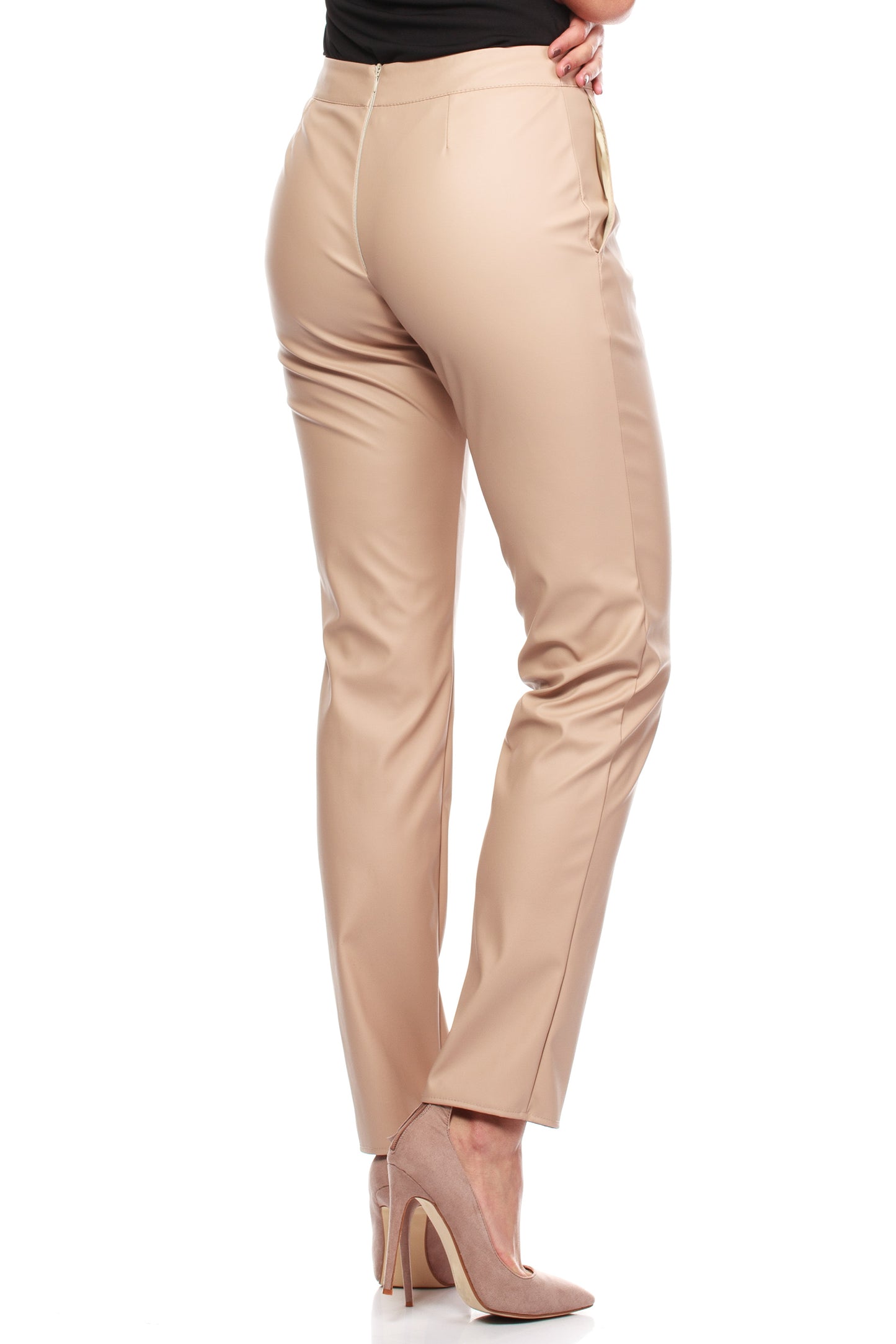 Beige Women trousers
