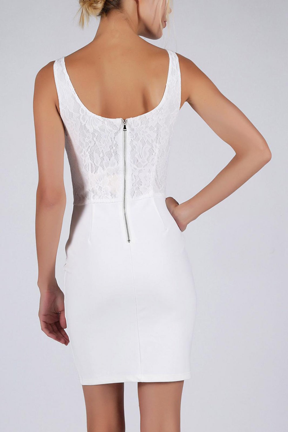 White Evening dress