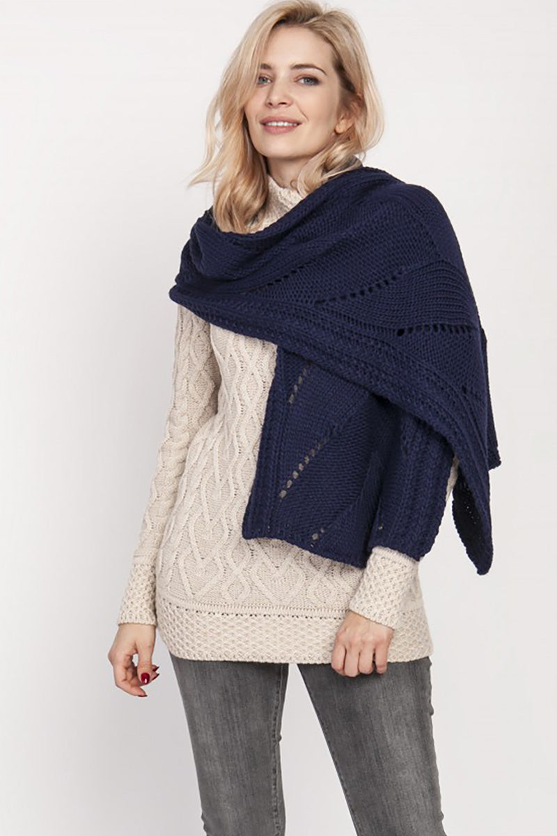 Navy Shawl