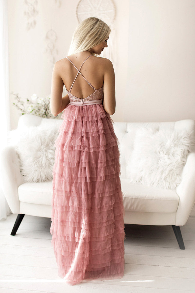 Pink Long dress