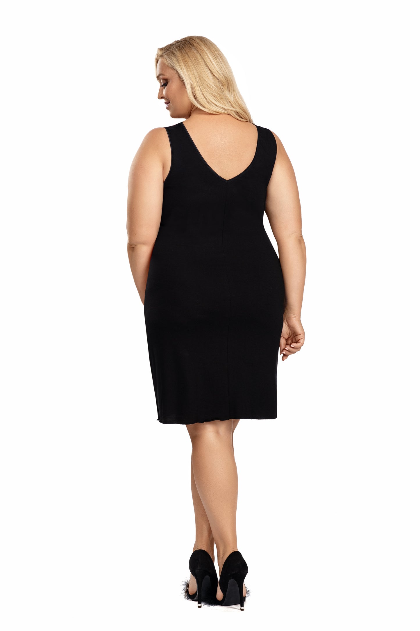 Plus Black Sexy shirt
