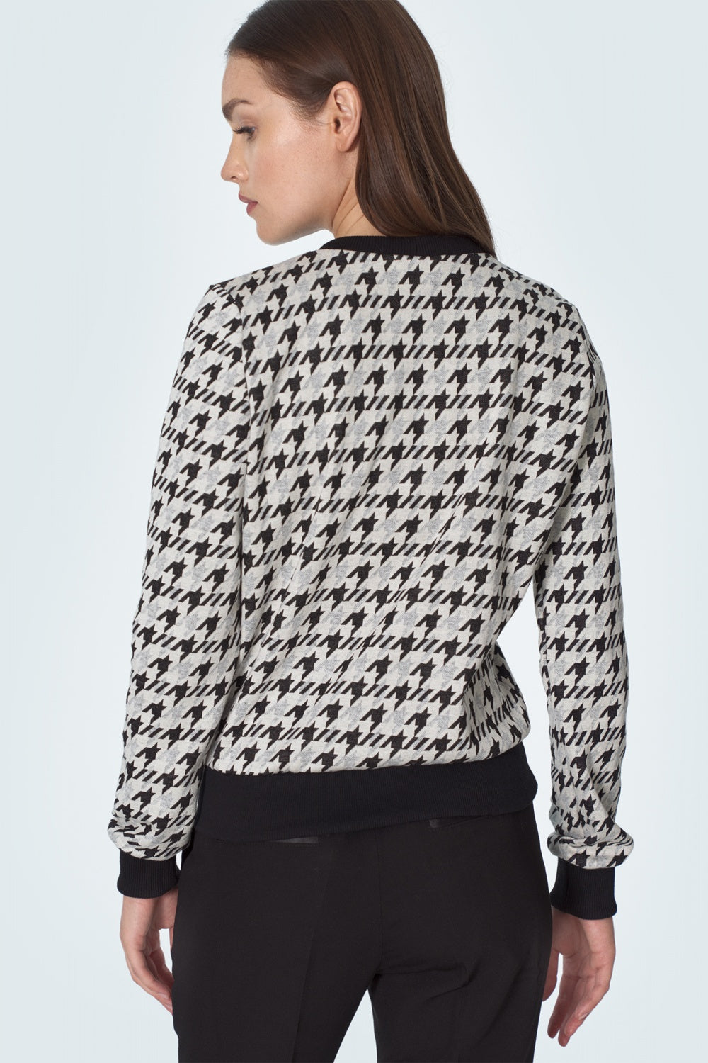 ściągaczem we wzór pepitko B Pepitko Sweatshirt
