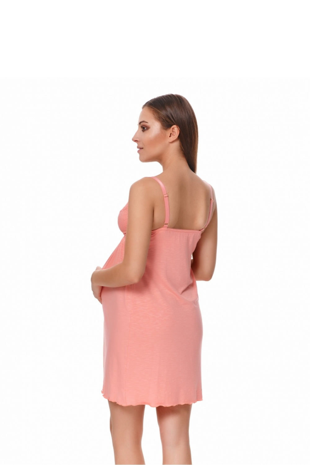 Ciążowa Pink Nightshirt