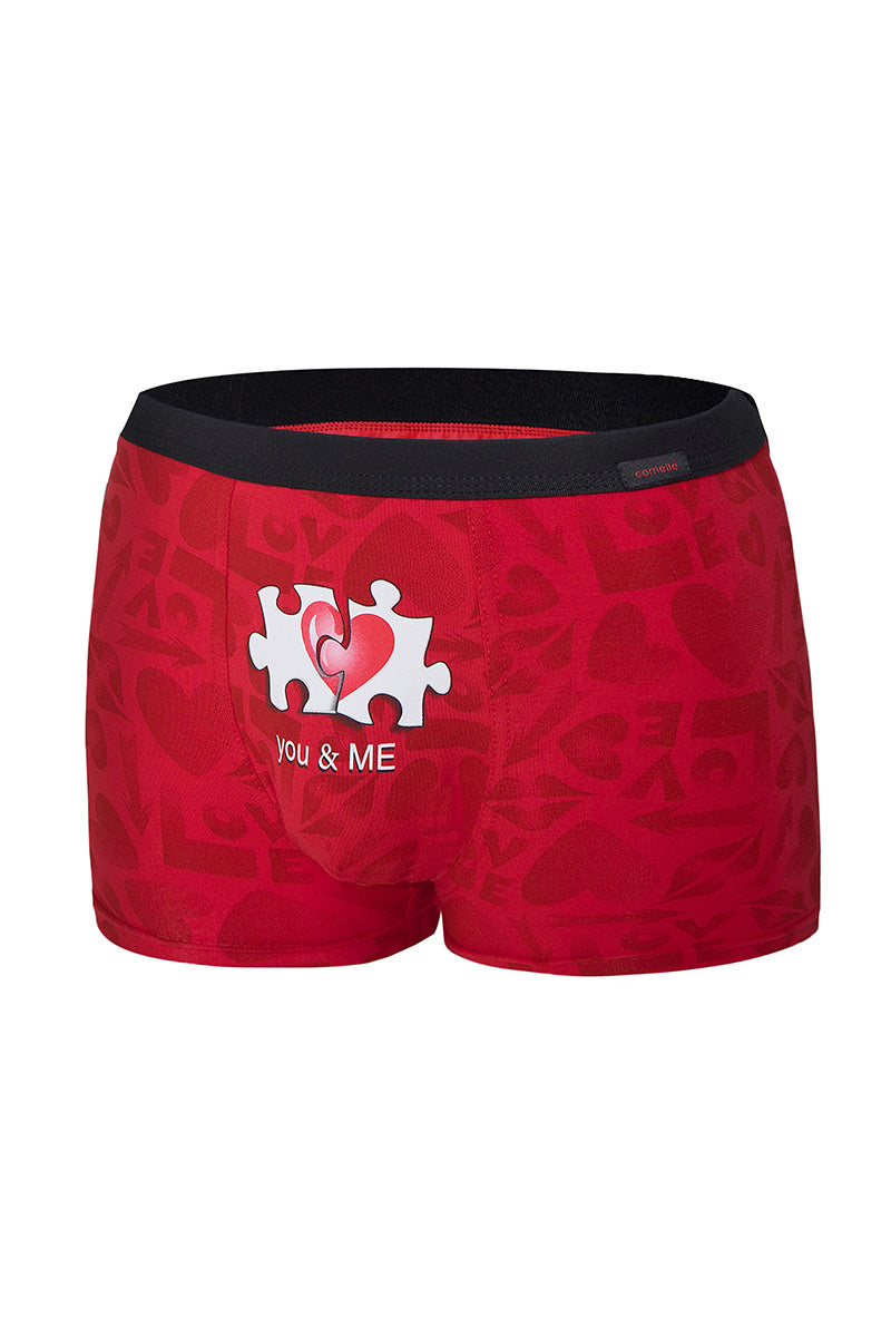 & Me Red Boxers