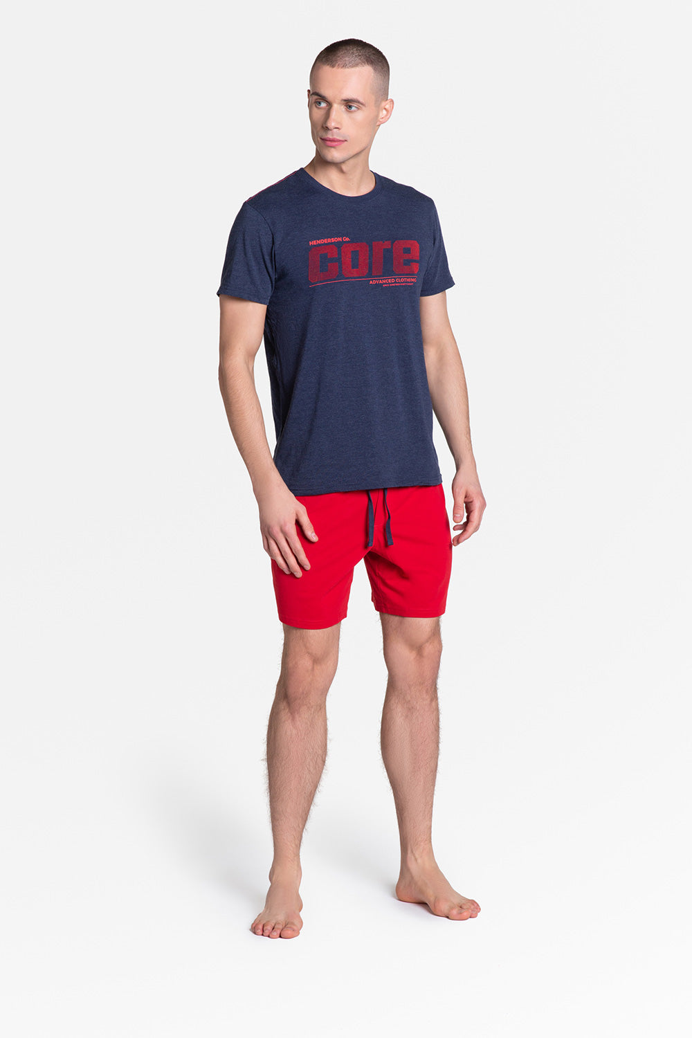 Navy Red Pyjama