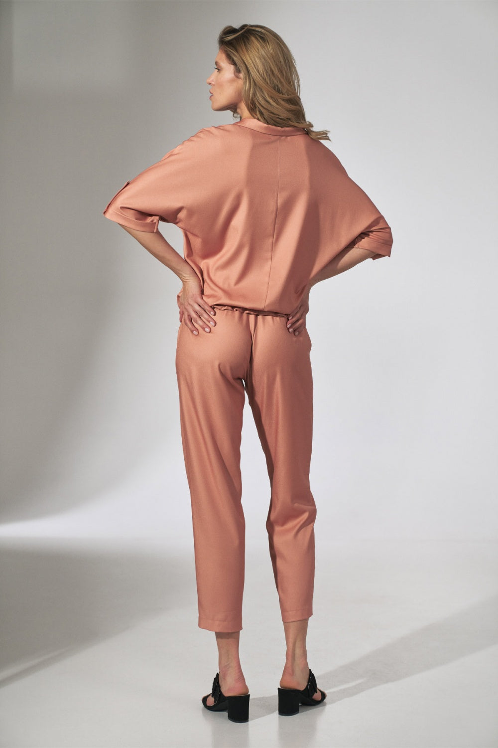 Orange Women trousers