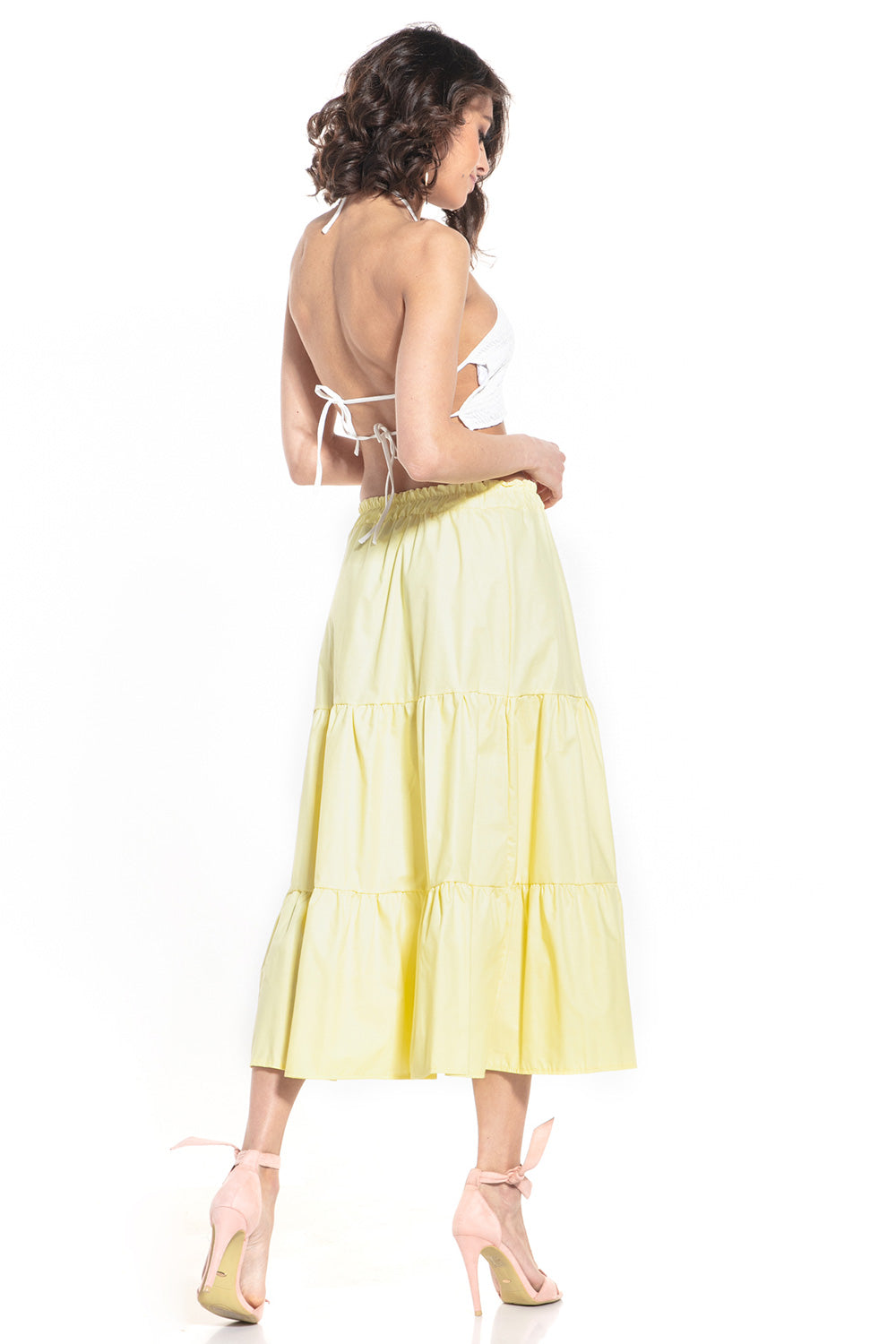 Yellow Long skirt