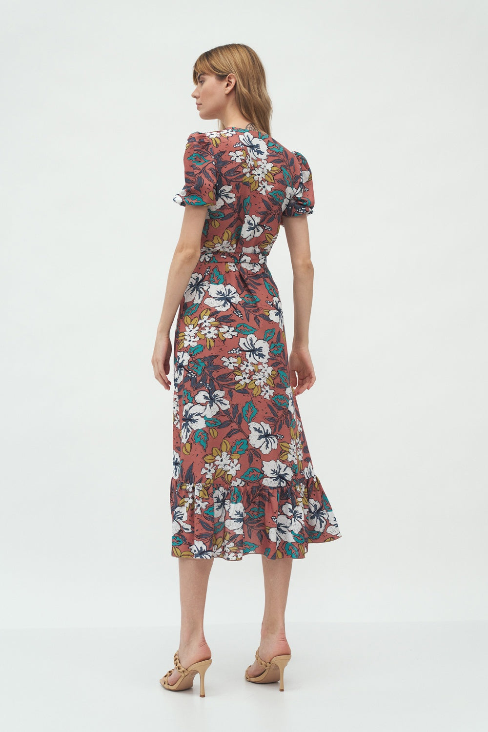 w stylu boho w kwiaty S Flowers Daydress