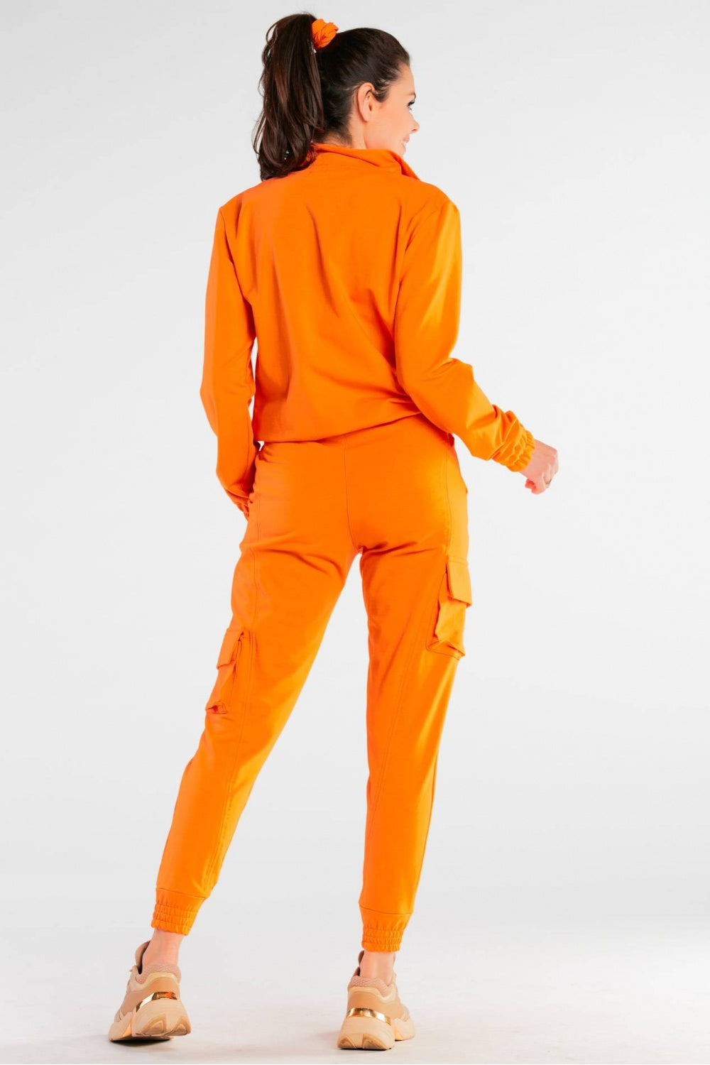 Orange Women trousers