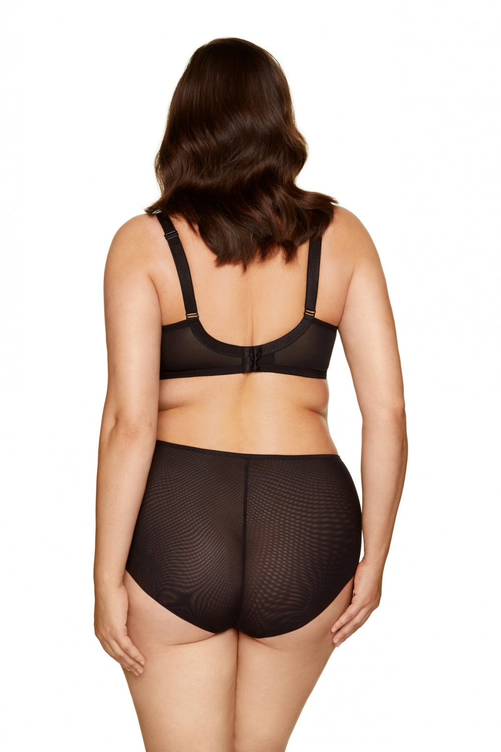 B V Beige Black Padded bra