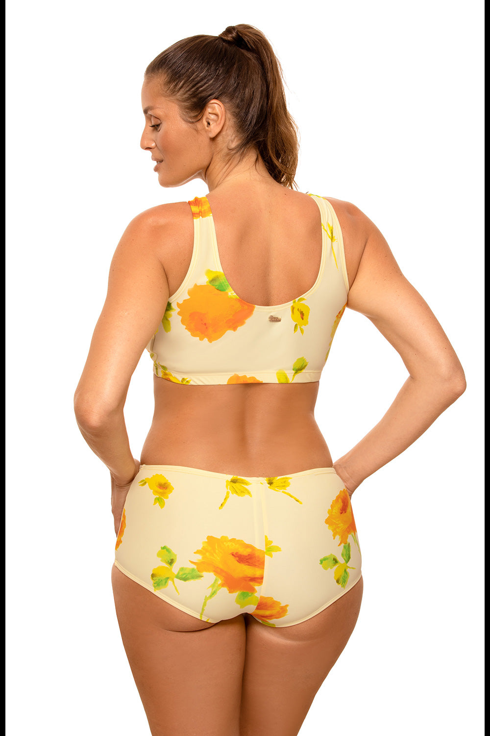 Nevin Yellow Swimsuit two piece
