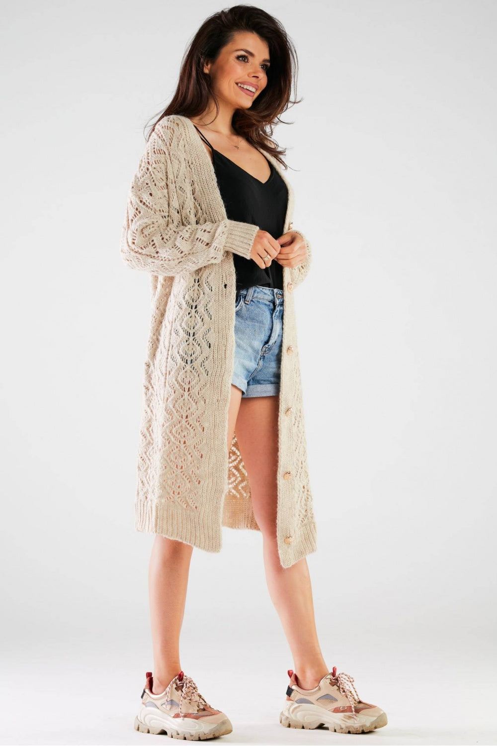 Beige Cardigan