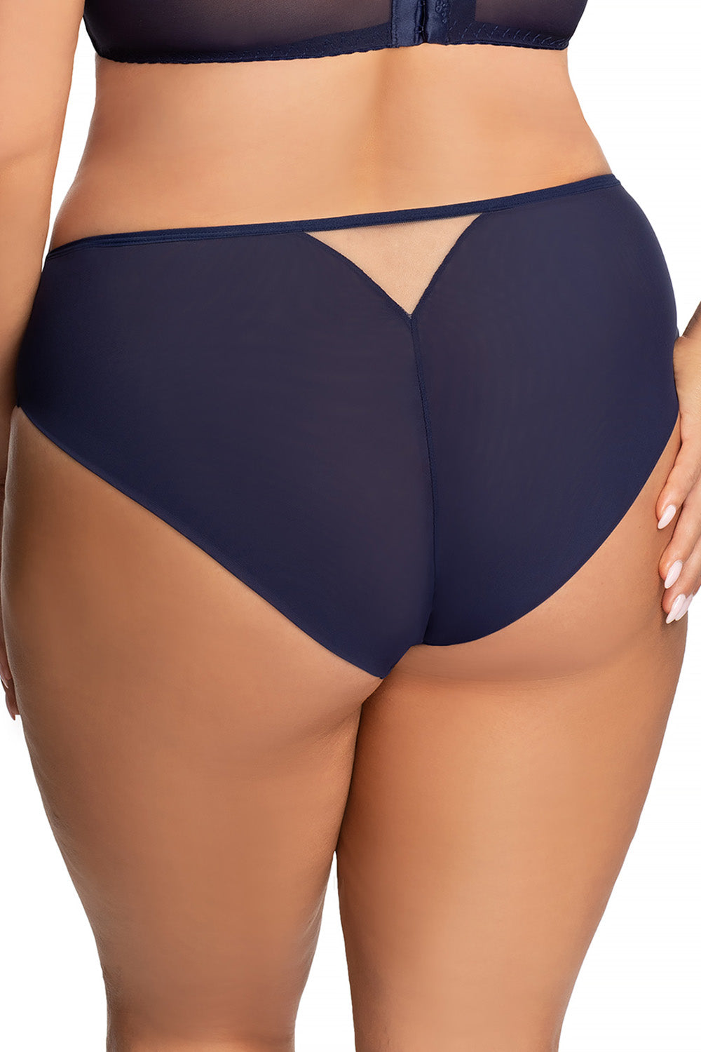 K Navy Brazilian style panties