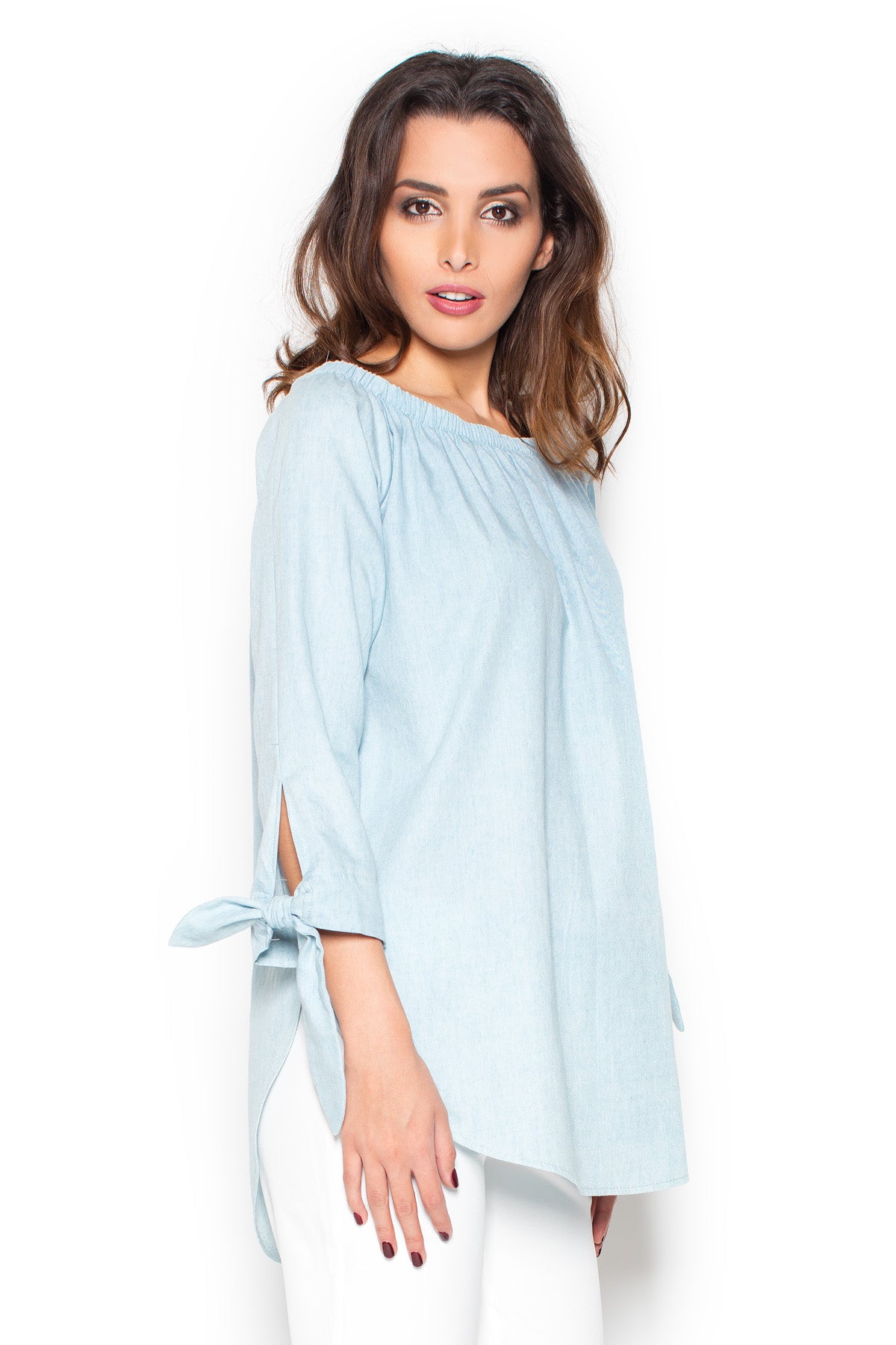 Sky Blue Blouse
