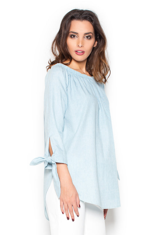 Sky Blue Blouse