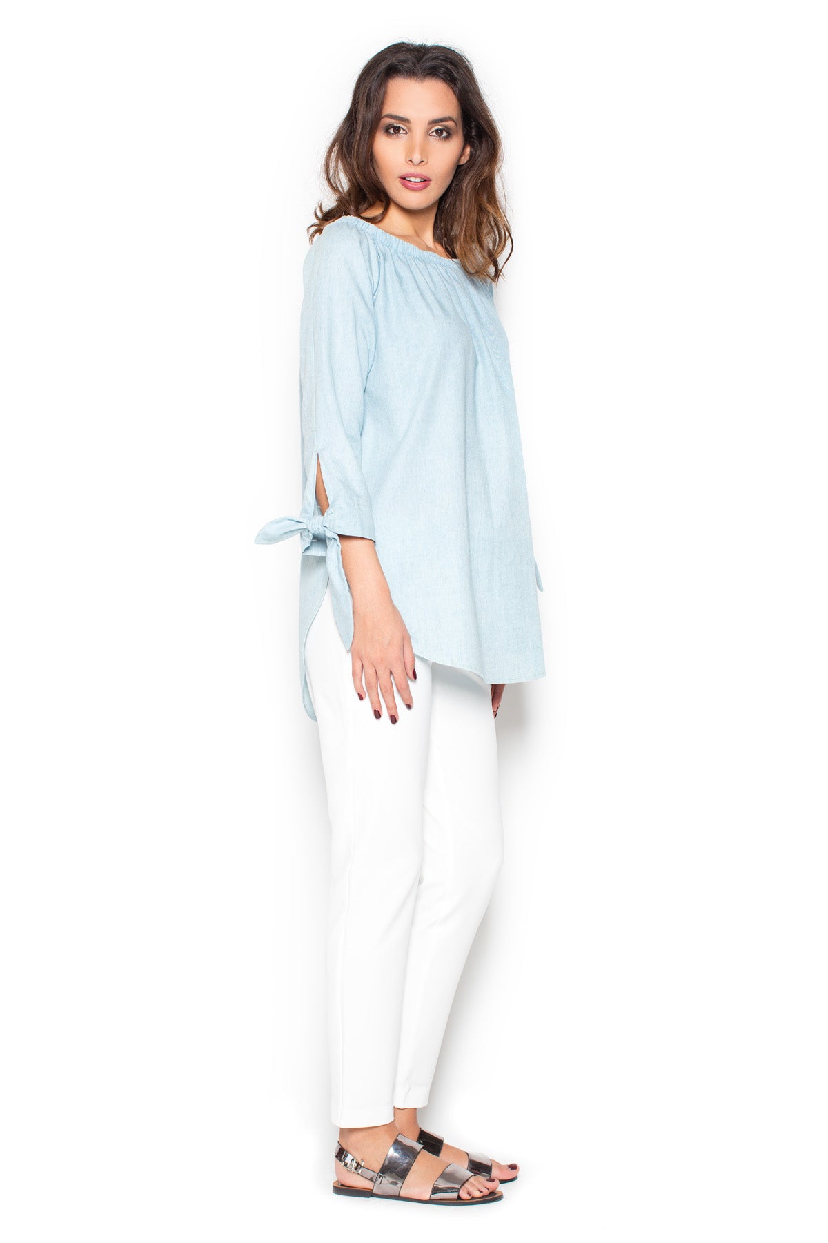 Sky Blue Blouse