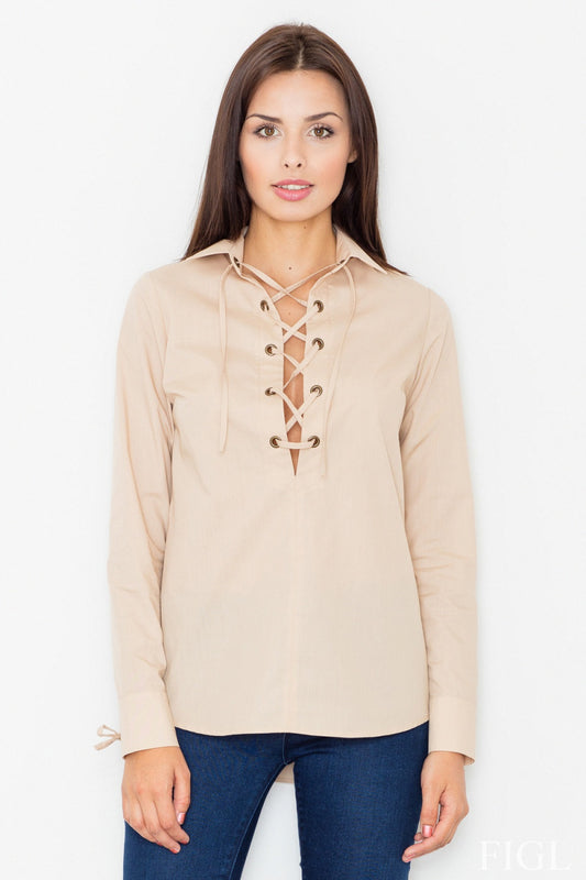Beige Blouse