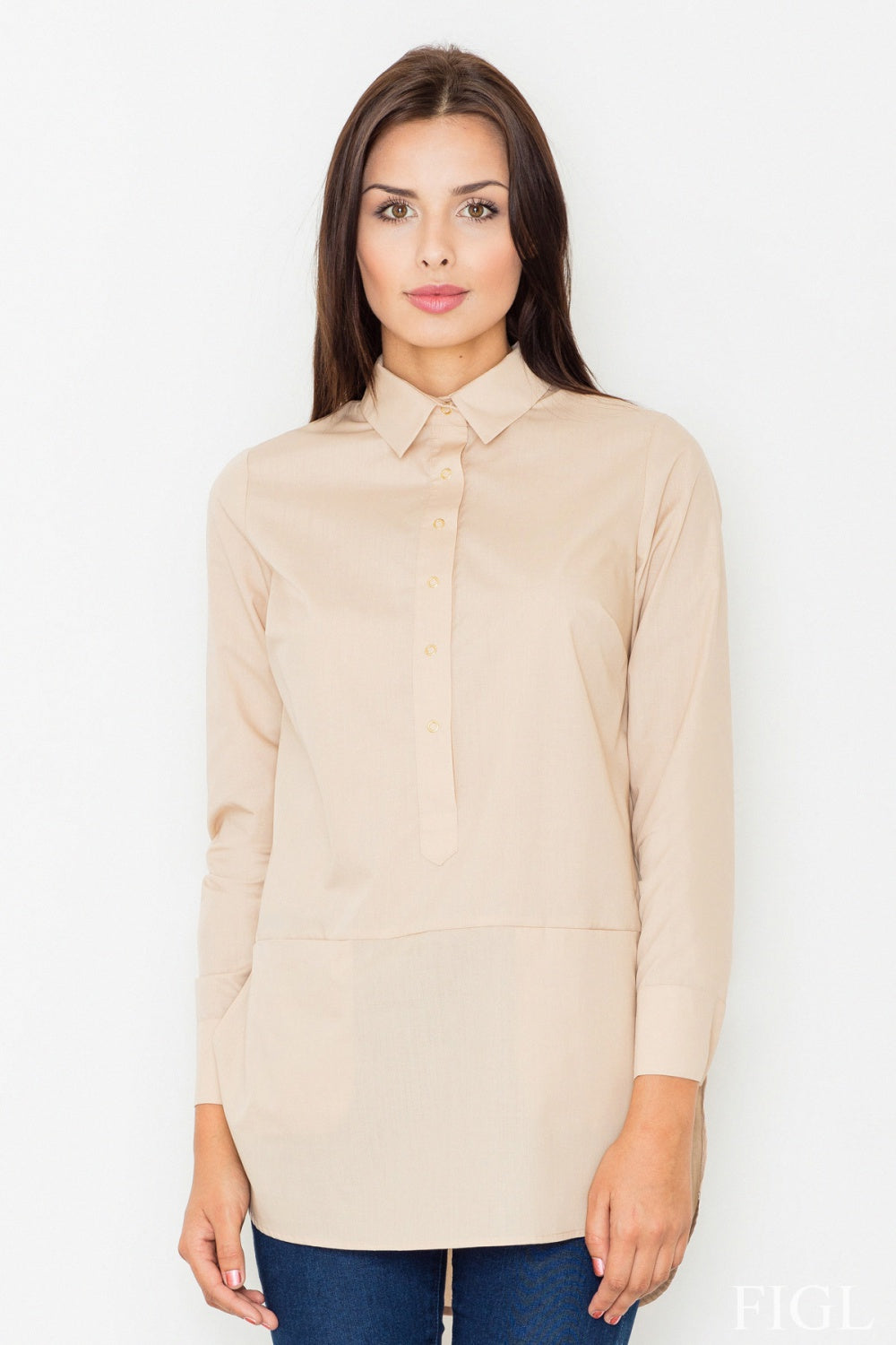 Beige Blouse
