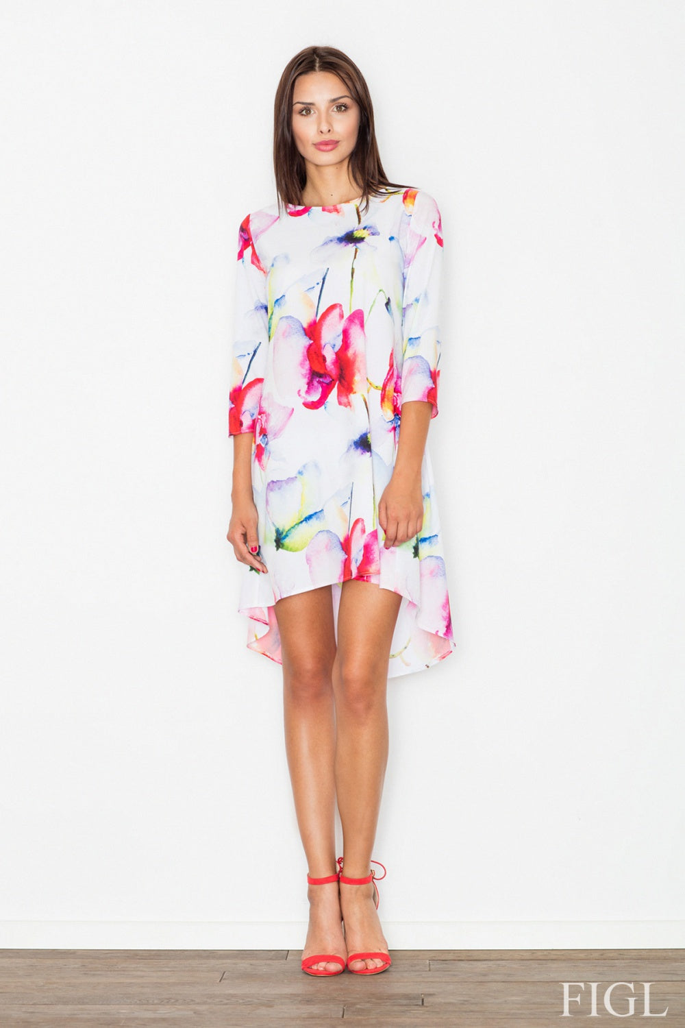 Wzór White Kwiaty Daydress