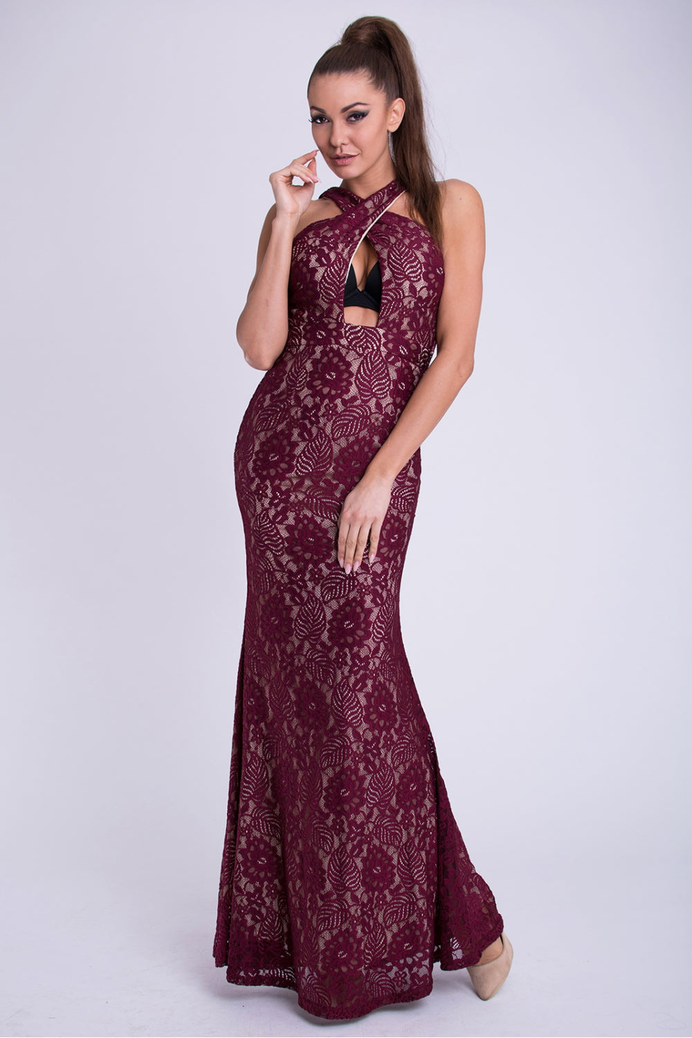 Bordo Long dress