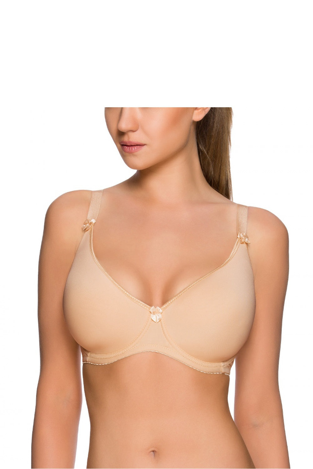 Beige Padded bra