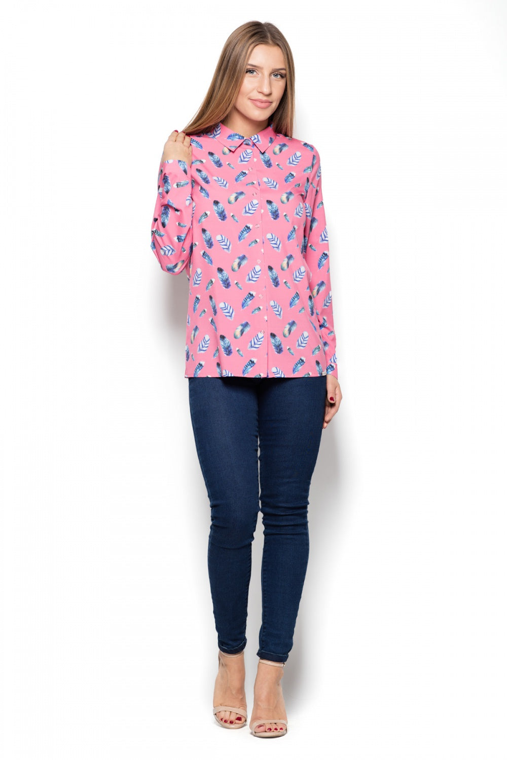 Wzór Pink Long sleeve shirt
