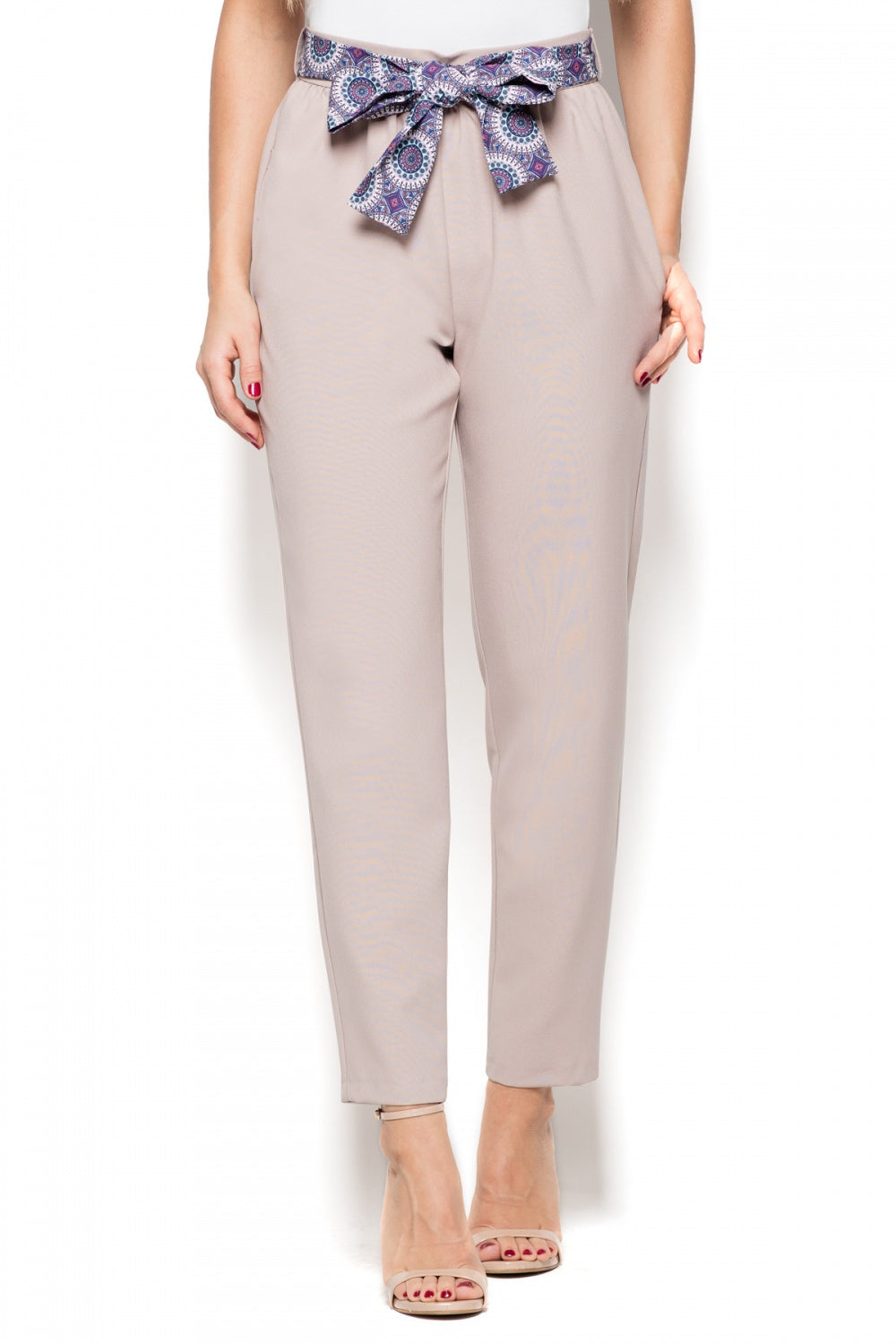 Beige Women trousers