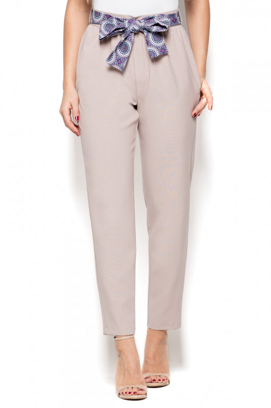 Beige Women trousers