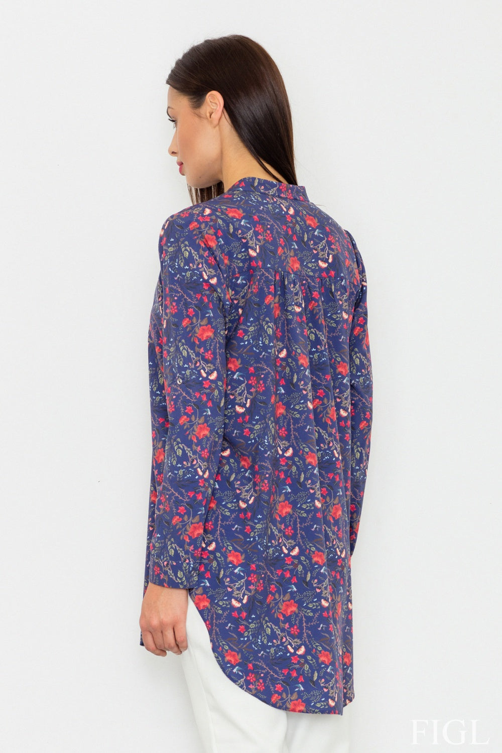 Wzór Navy Long sleeve shirt