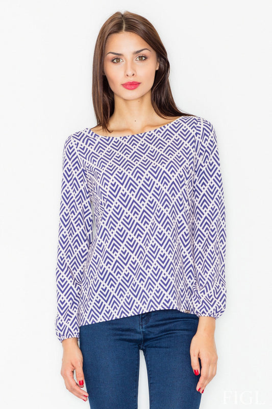 Wzór Multicolor Blouse