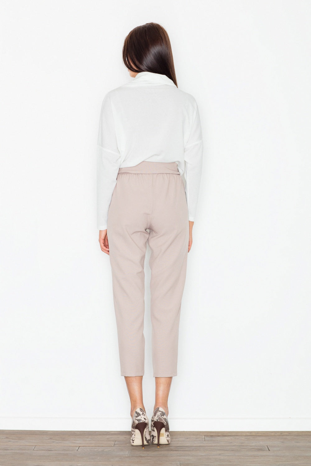 Beige Women trousers