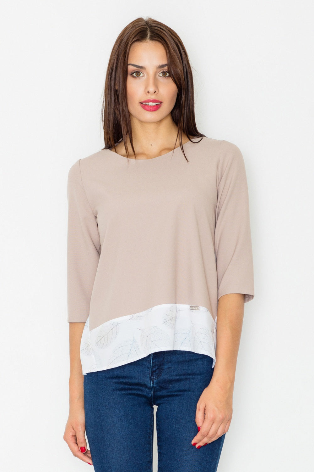 Beige Blouse