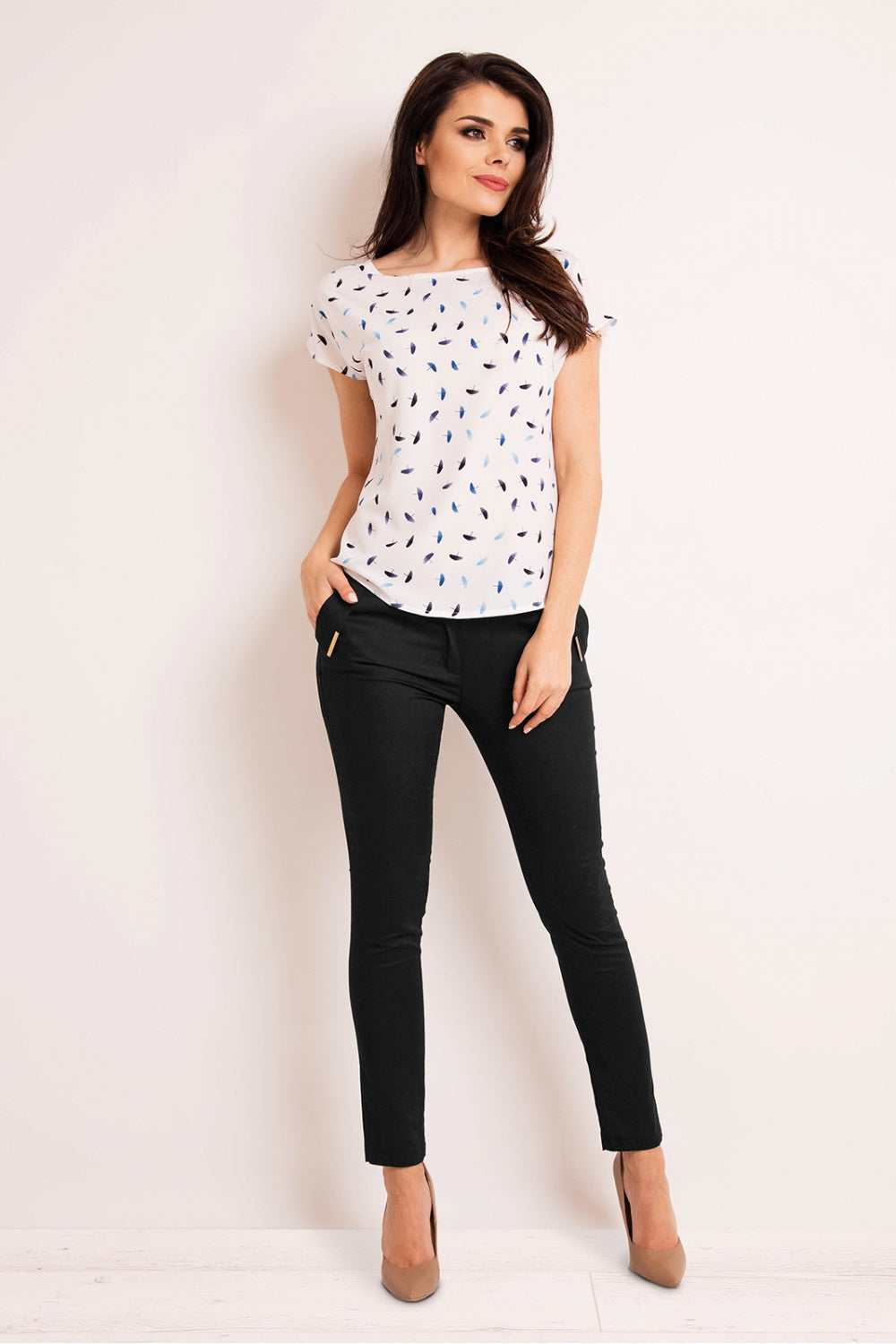 Blue Parasolki Blouse