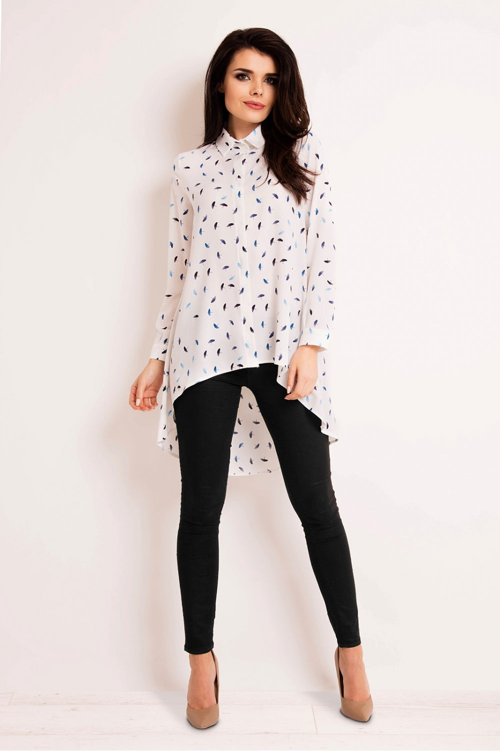 Blue Parasolki Long sleeve shirt
