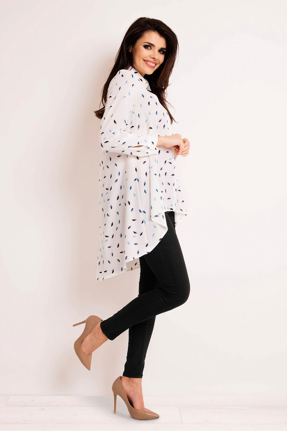 Blue Parasolki Long sleeve shirt