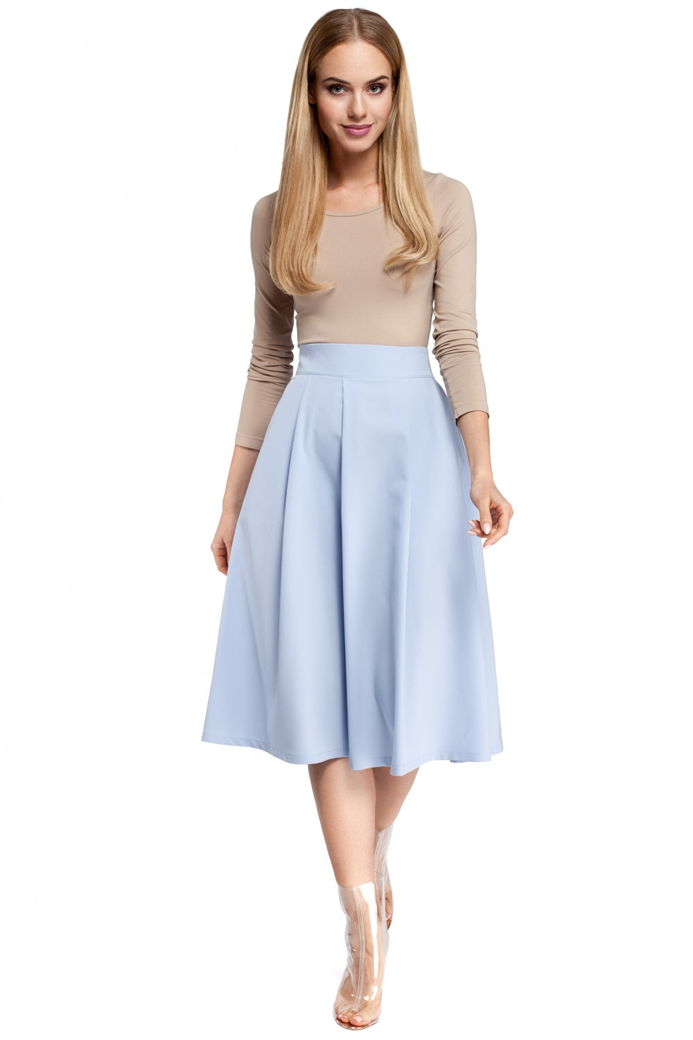 Sky Blue Skirt