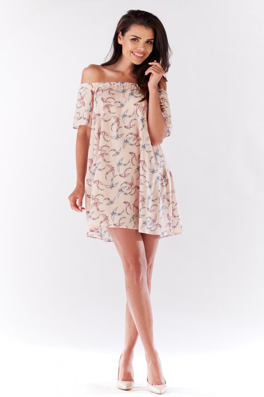 Pink Ptaki Daydress