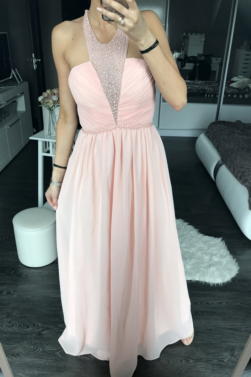 Powder Pink Long dress