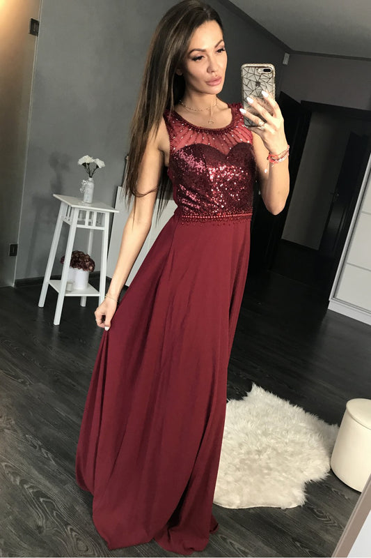 Oberżyna Long dress