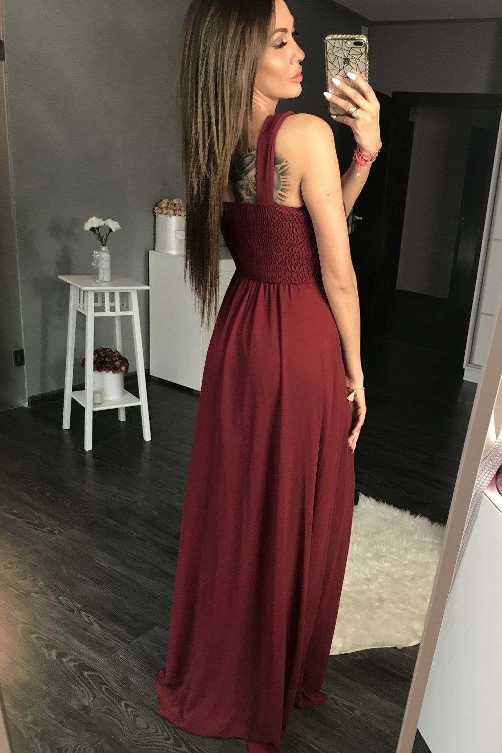 Oberżyna Long dress