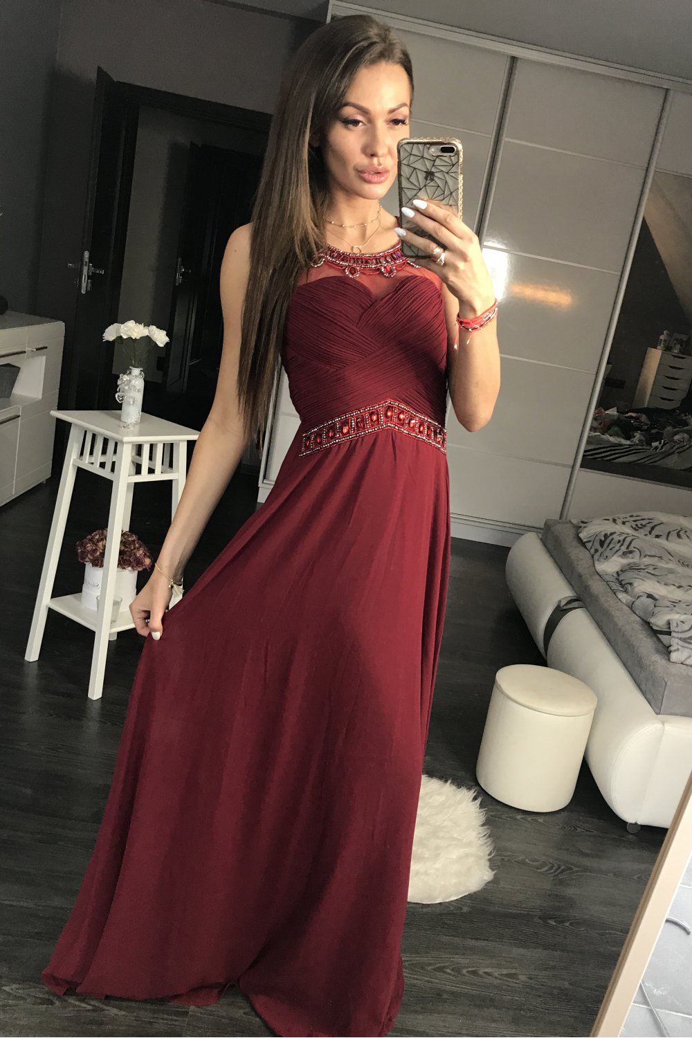 Oberżyna Long dress