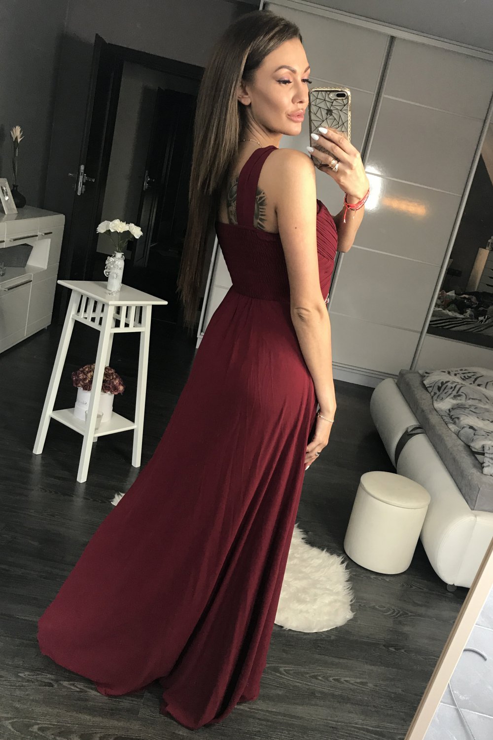 Oberżyna Long dress