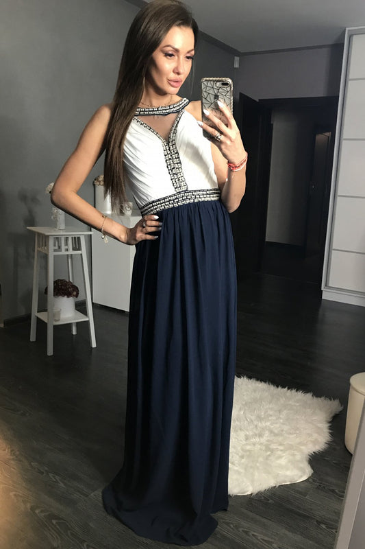 Navy Long dress
